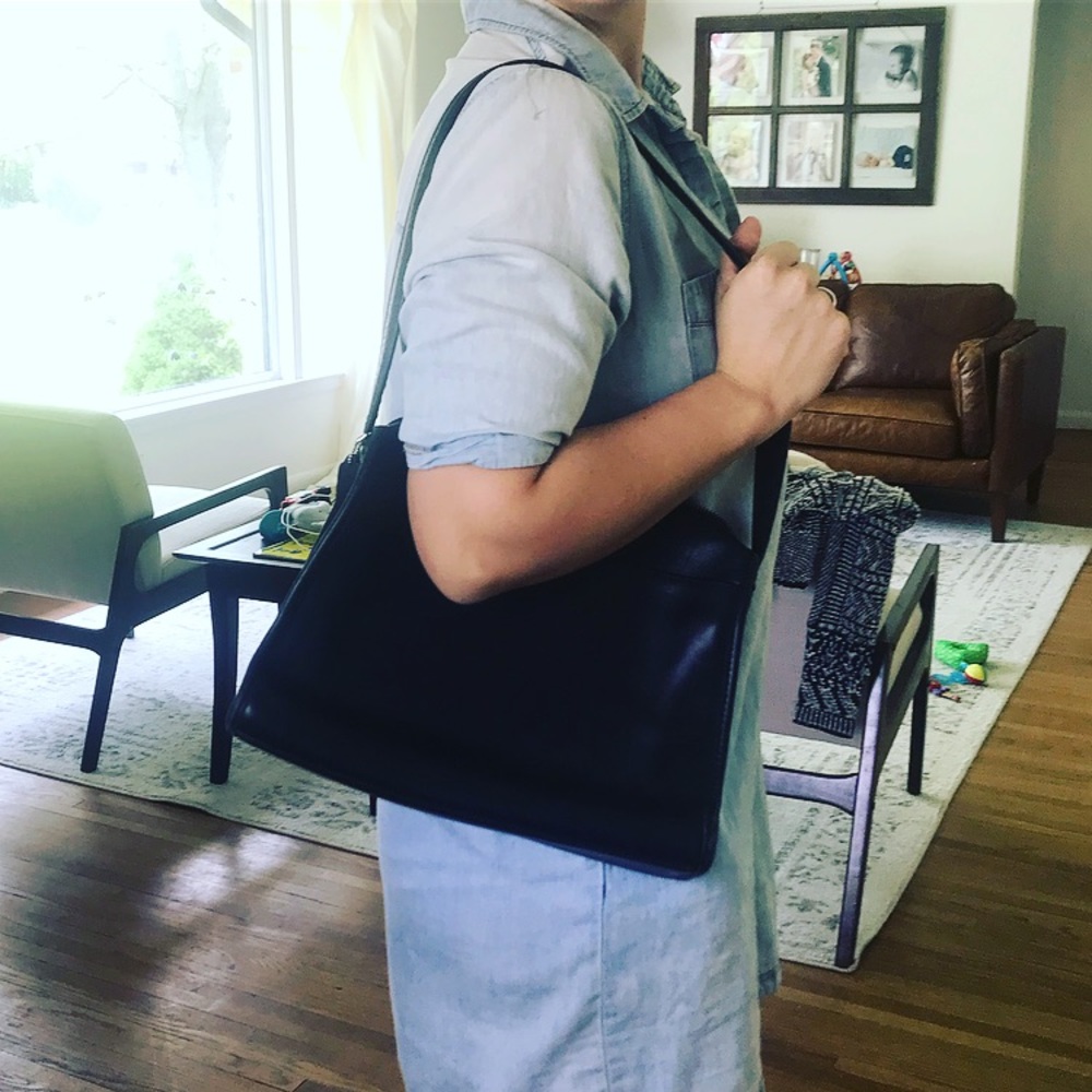 Vintage coach shoulder bag